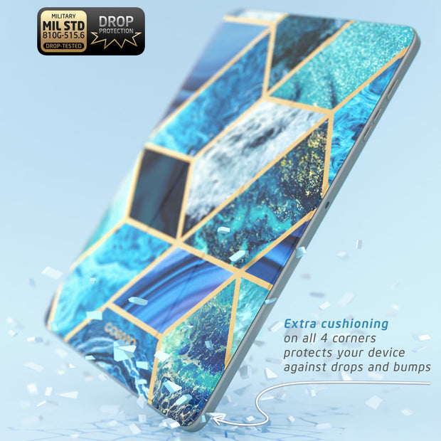 Galaxy Tab S7 FE 12.4 inch (2021) Cosmo Case -Ocean Blue