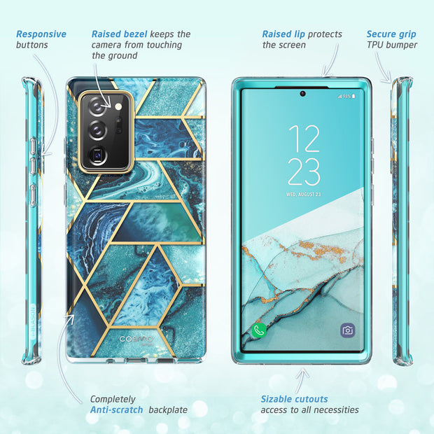 Galaxy Note20 Ultra Cosmo Case(open box) - Ocean Blue