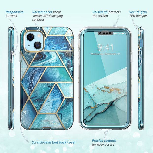 iPhone 13 Cosmo Case(open box) - Ocean Blue