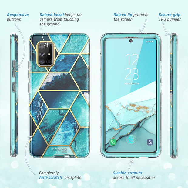 Galaxy A51 5G Cosmo Case - Ocean Blue