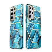 Galaxy S21 Ultra Cosmo Case - Ocean Blue