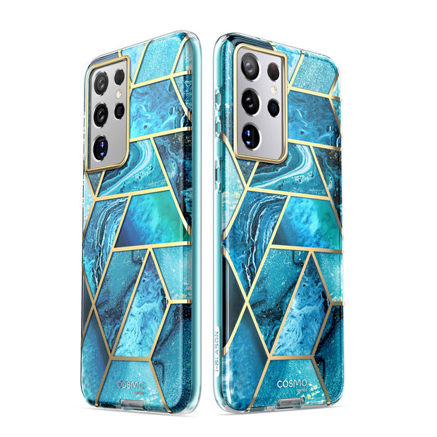 Galaxy S21 Ultra Cosmo Case(open box) - Ocean Blue