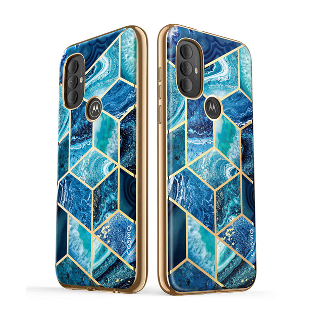 Moto G Power Cosmo Case-Ocean Blue