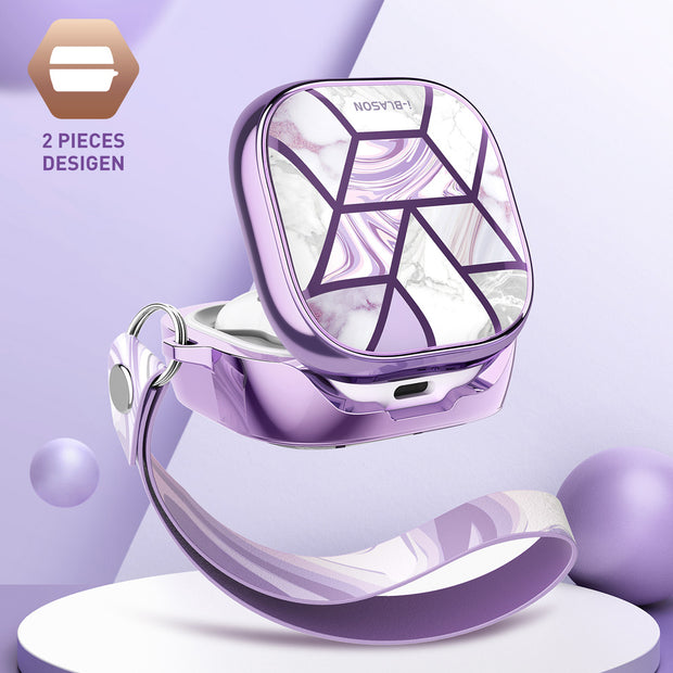Galaxy Buds Live | Pro | Buds 2 Cosmo Case - Marble Purple