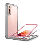 Galaxy S21 Ares Clear Rugged Case - Pink