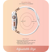 Apple Watch 40/41mm Cosmo Luxe Case -  Marble Pink
