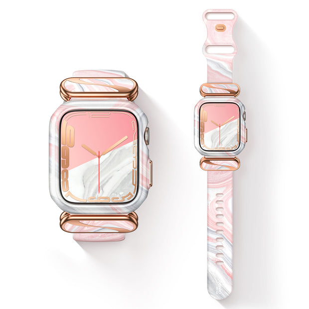 Apple Watch 40/41mm Cosmo Luxe Case -  Marble Pink