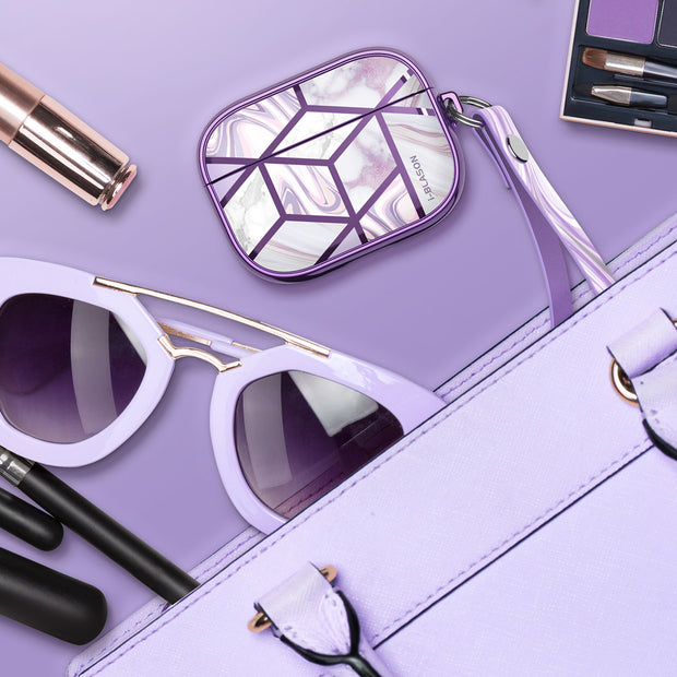 AirPods Pro Cosmo Case - Marble Purple