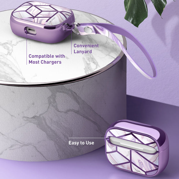 AirPods Pro Cosmo Case - Marble Purple