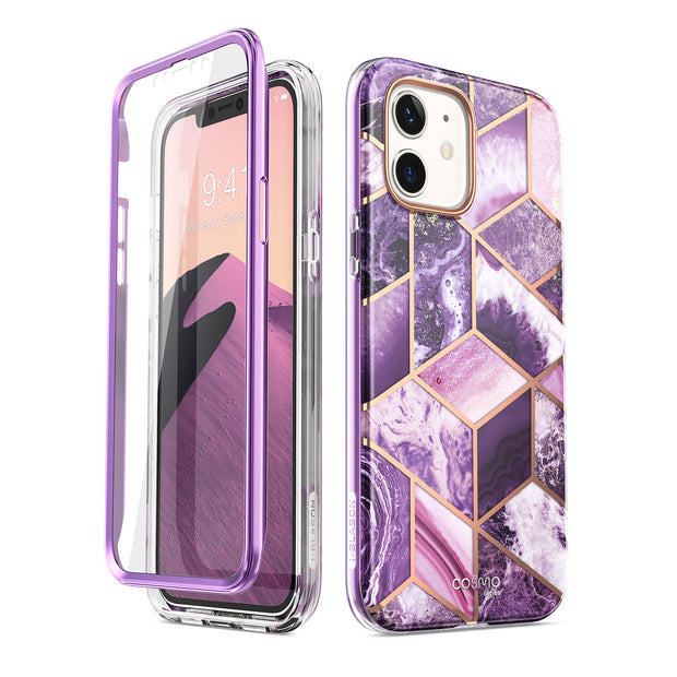 iPhone 12 mini Cosmo Case(open box) - Marble Purple