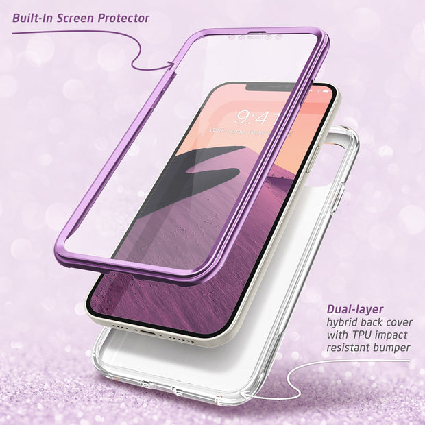 iPhone 12 Cosmo Case(open box) - Marble Purple