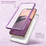 iPhone 12 Pro Cosmo Case - Marble Purple