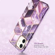 iPhone 12 mini Cosmo Case - Marble Purple