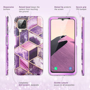 Galaxy A12 Cosmo Case - Marble Purple