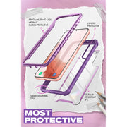 Galaxy S22 Ares Clear Rugged Case -  Purple