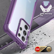 Galaxy S21 Ultra Ares Clear Rugged Case - Purple