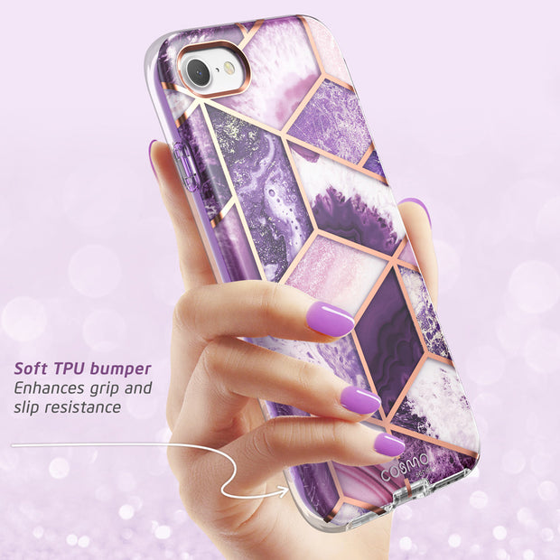 iPhone 8 | 7 Cosmo Case-Marble Purple