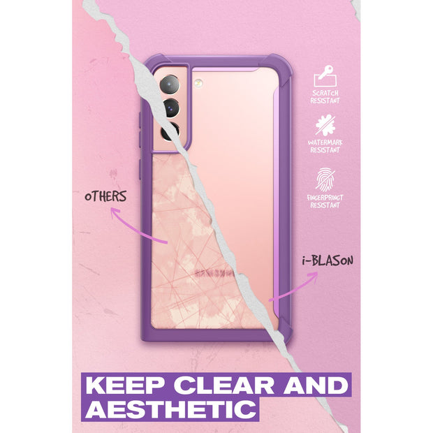 Galaxy S22 Plus Ares Clear Rugged Case -  Purple