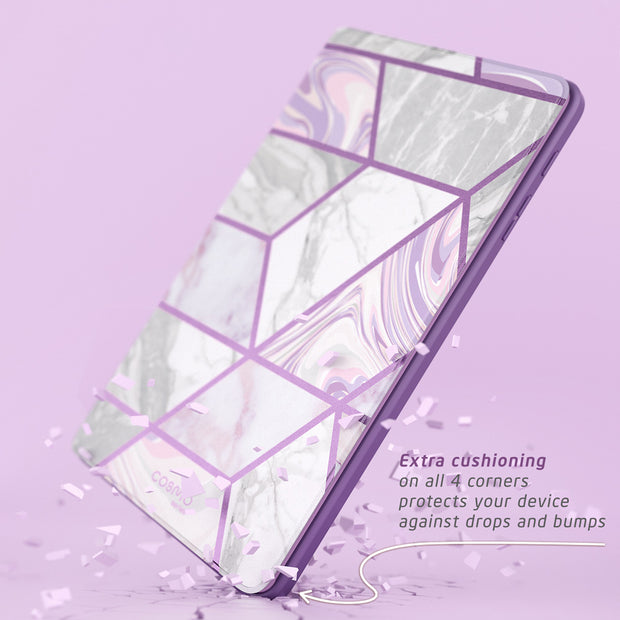 Galaxy Tab A 10.1 inch (2019) Cosmo Case - Marble Purple