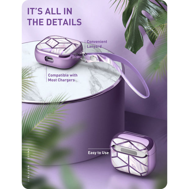AirPods 3 Cosmo Case - Marble Purple