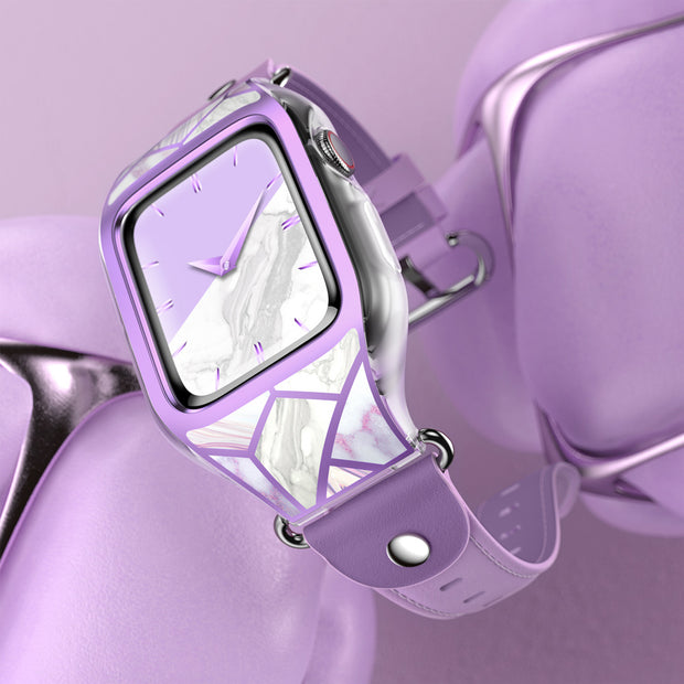 Apple Watch 40mm Cosmo Case - Marble Purple
