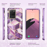 Galaxy S20 Ultra Cosmo Case - Marble Purple