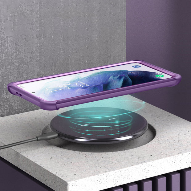 Galaxy S21 Ultra Ares Clear Rugged Case - Purple
