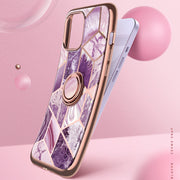 iPhone 12 Pro Cosmo Snap Case - Marble Purple