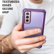 Galaxy S21 Plus Ares Clear Rugged Case - Purple