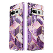 Google Pixel 7 Pro Cosmo Case  - Marble Purple