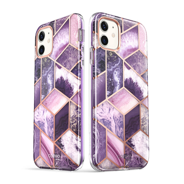 iPhone 12 mini Cosmo Case - Marble Purple