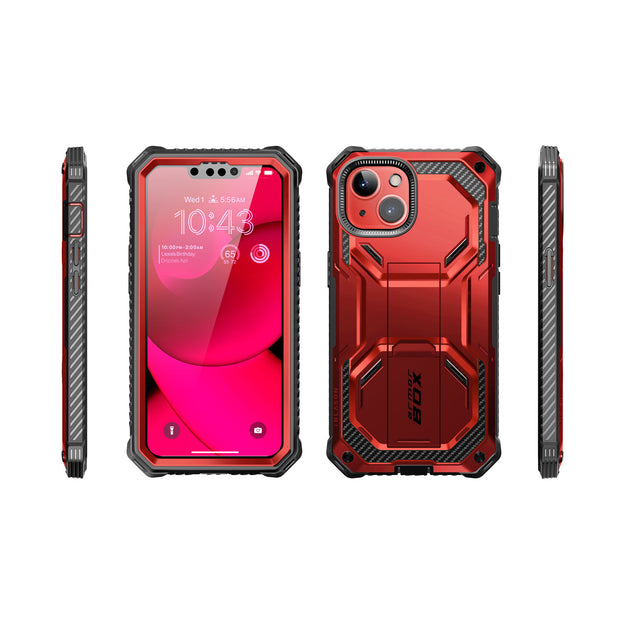 iPhone 14 Armorbox Case - Metallic Red