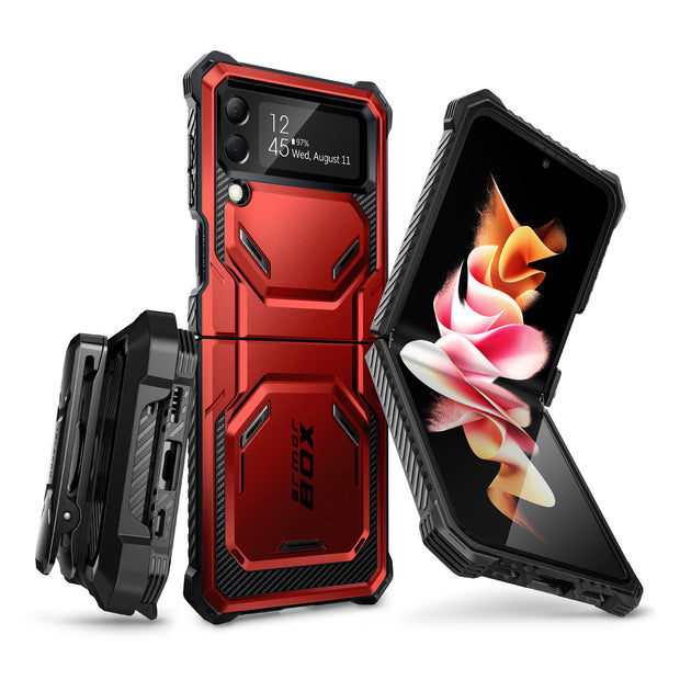 Galaxy Z Flip4 Armorbox - Metallic Red