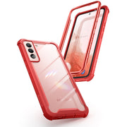 Galaxy S22 Plus Ares Clear Rugged Case - Red