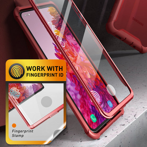 Galaxy S20 FE 5G Ares Clear Rugged Case - Red