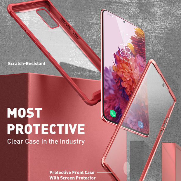 Galaxy S20 FE 5G Ares Clear Rugged Case - Red