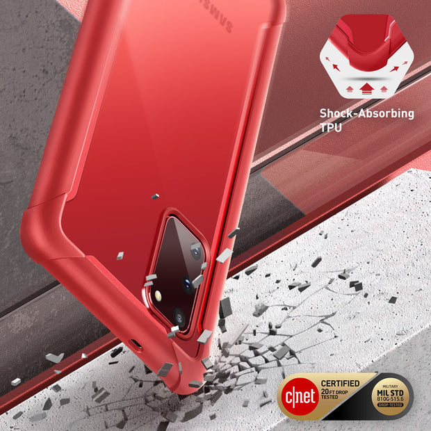 Galaxy S20 FE 5G Ares Clear Rugged Case - Red