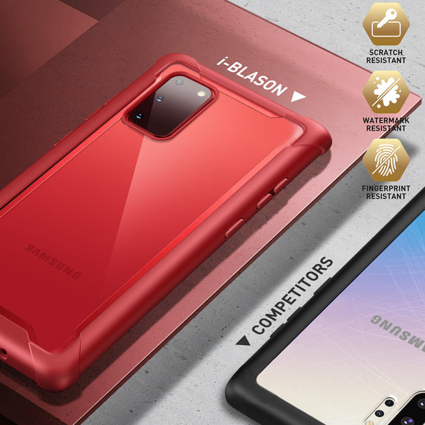 Galaxy S20 FE 5G Ares Clear Rugged Case - Red