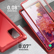 Galaxy S20 FE 5G Ares Clear Rugged Case - Red