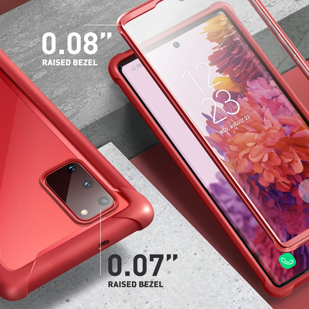 Galaxy S20 FE 5G Ares Clear Rugged Case - Red