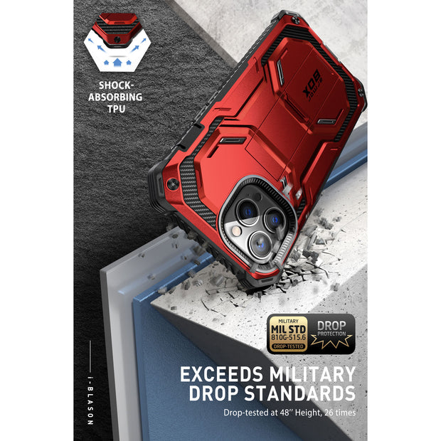 iPhone 14 Pro Armorbox Case - Metallic Red