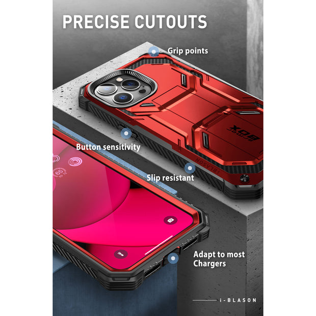 iPhone 14 Pro Armorbox Case - Metallic Red