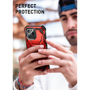 iPhone 14 Pro Armorbox Case - Metallic Red