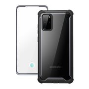 Galaxy S20 Plus Ares Clear Rugged Case (with Screen Protector) - Black