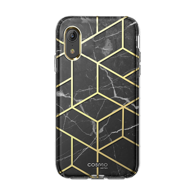 iPhone XR Cosmo Case-Marble Black