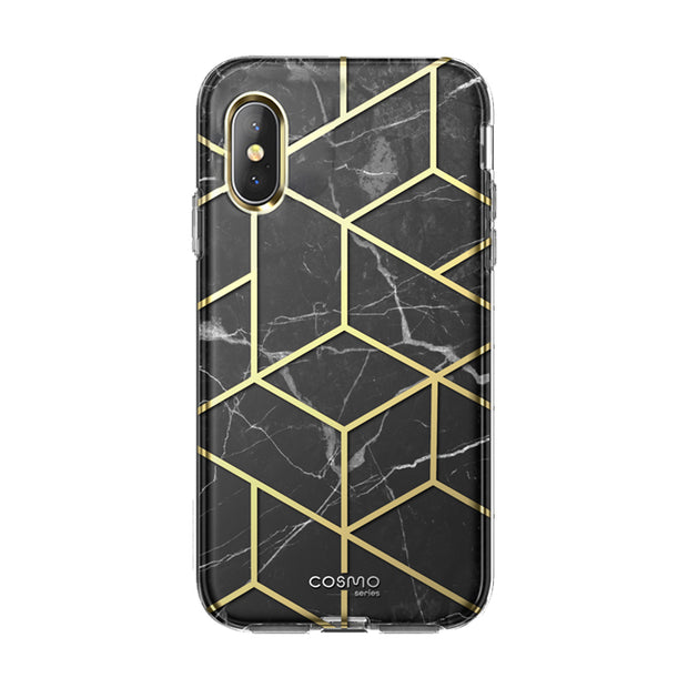 iPhone XS | X Cosmo Case-Marble Black