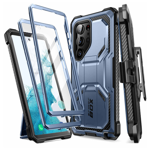 Galaxy S23 Ultra Armorbox Case - Metallic Blue