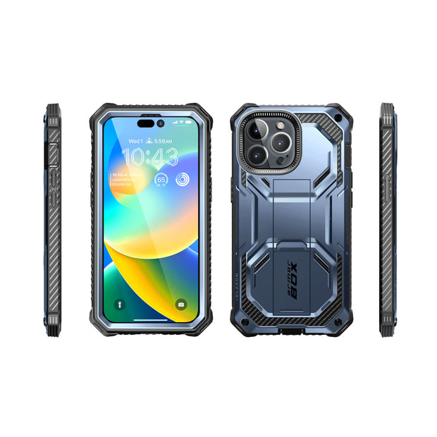 iPhone 14 Pro Armorbox Case - Metallic Blue