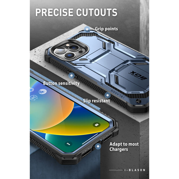 iPhone 14 Pro Max Armorbox Case - Metallic Blue