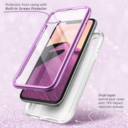 iPhone XR Cosmo Case-Marble Purple